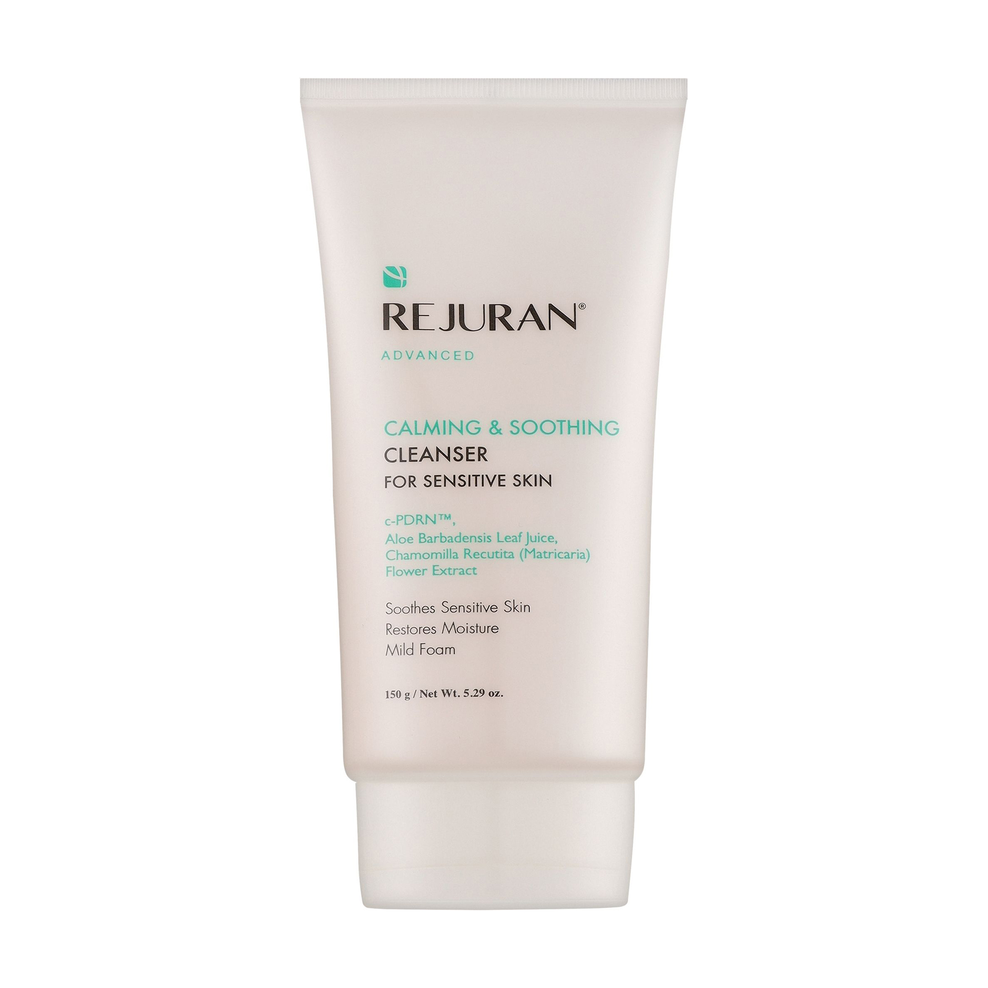 Очищувальний гель для обличчя Rejuran Advanced Calming &amp; Soothing Cleanser For Sensitive Skin для чутливої шкіри, 150 г